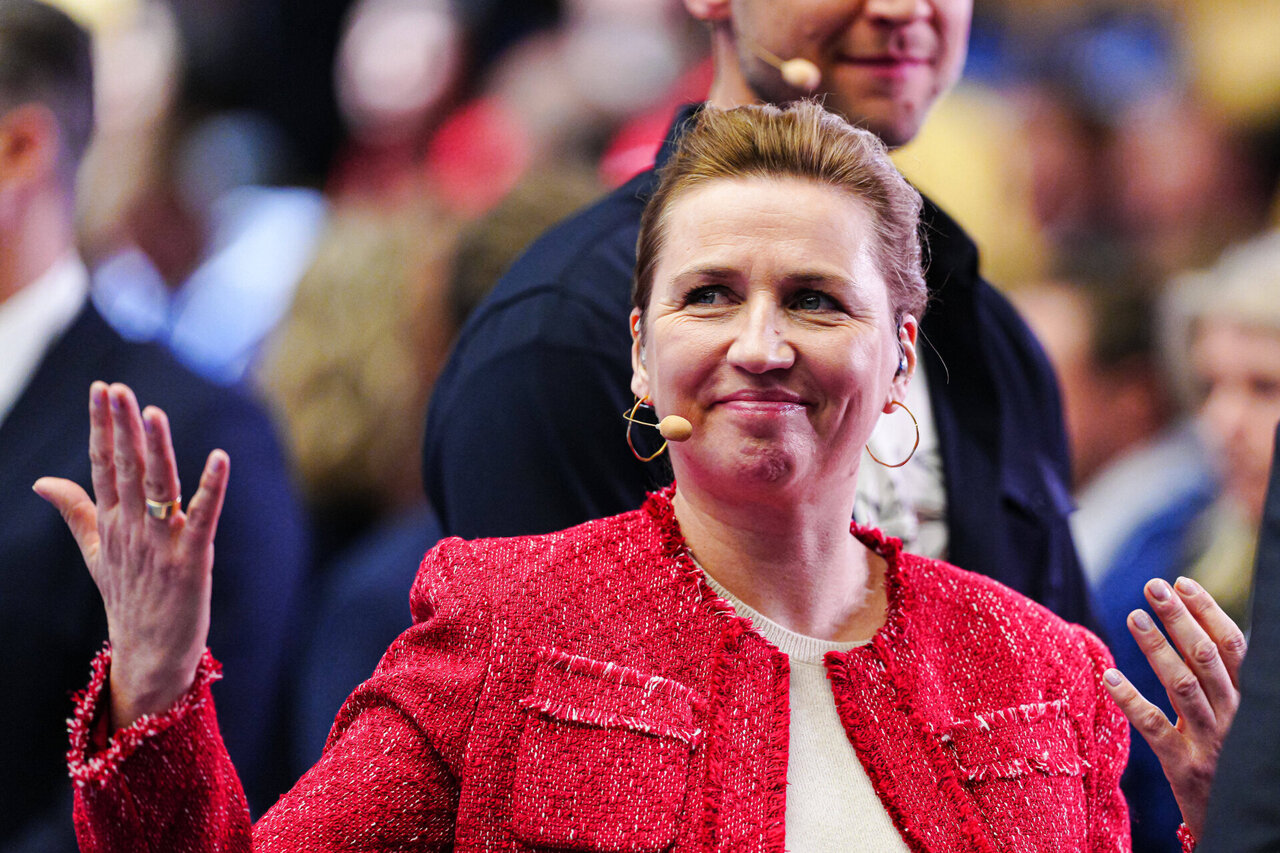 Danijos premjerė Mette Frederiksen NATO vir&scaron;ūnių susitikime: Grenlandija neparduodama