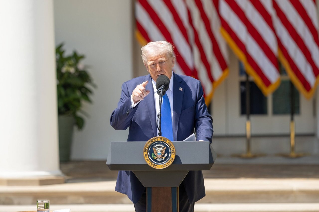 Trumpas: ekonomikos pergalės yra jo nuopelnas, o dėl likusios dalies kaltas J. Bidenas