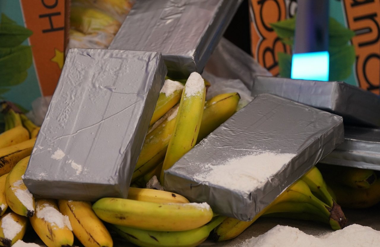 Vaisių platintoja Norvegijoje bananų dėžėse rado kokaino siuntą