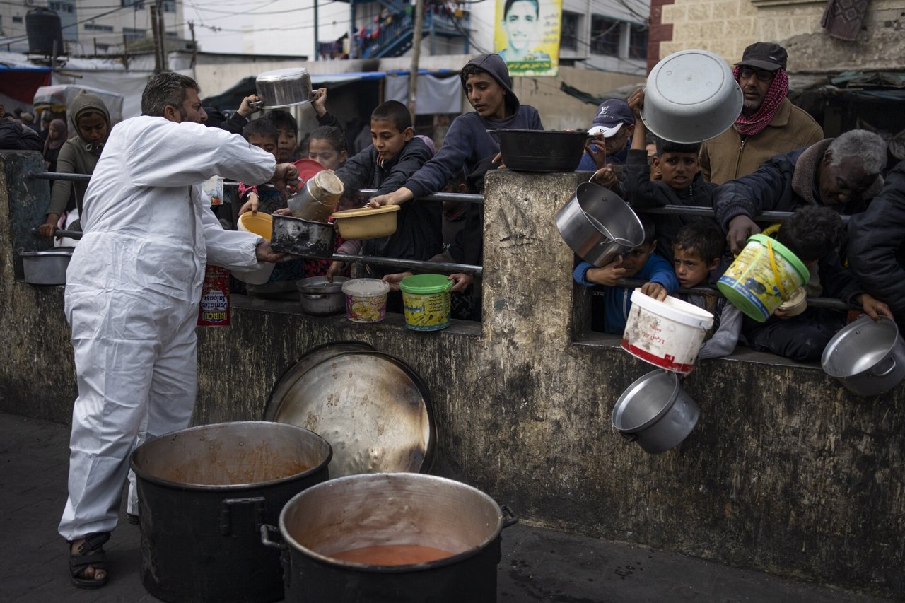 JT: katastrofiškai trūkstant maisto pusei Gazos Ruožo gyventojų neišvengiamai gresia badas