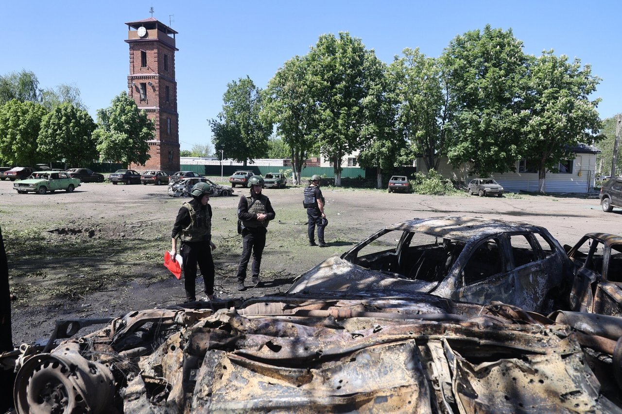 Per rusų ataką Charkivo srityje buvo sužeisti septyni vaikai 