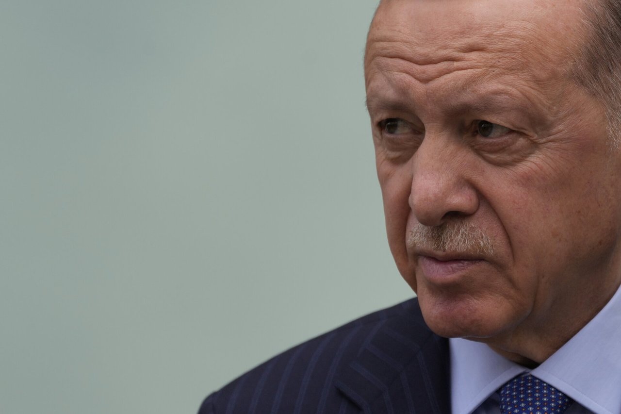 아르 자형. T. Erdoganas: prekyba su Izraeliu sustabdyta siekiant priversti nutraukti ugnį Gazoje