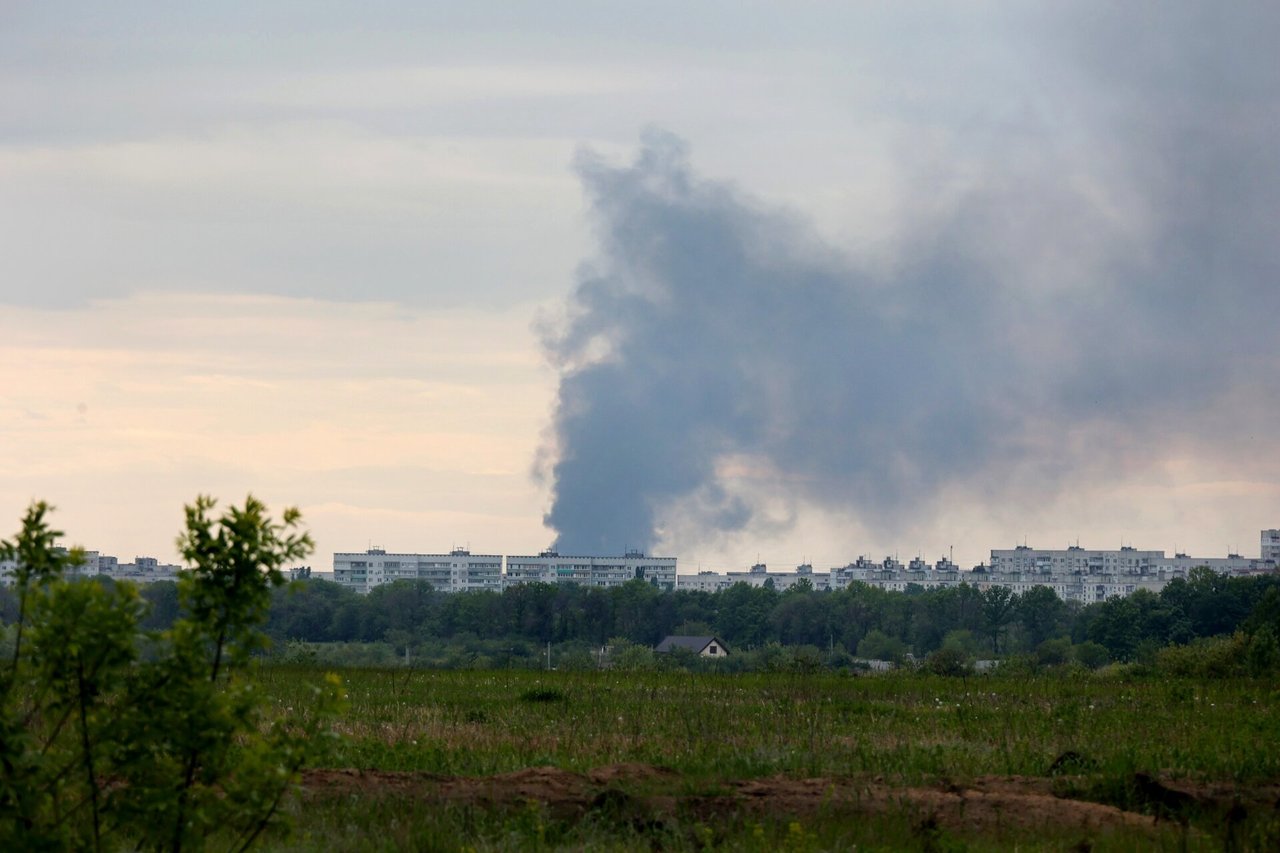 Charkivo gubernatorius: regione evakuota beveik 10 tūkst. žmonių