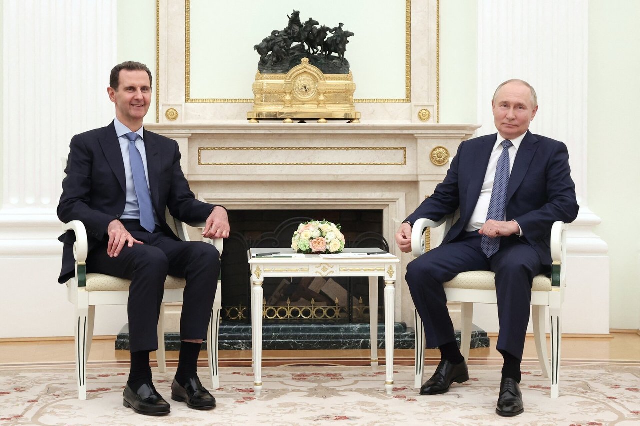V.Putinas Maskvoje sulaukė dar vieno svečio: atvyko Sirijos prezidentas B.al Assadas