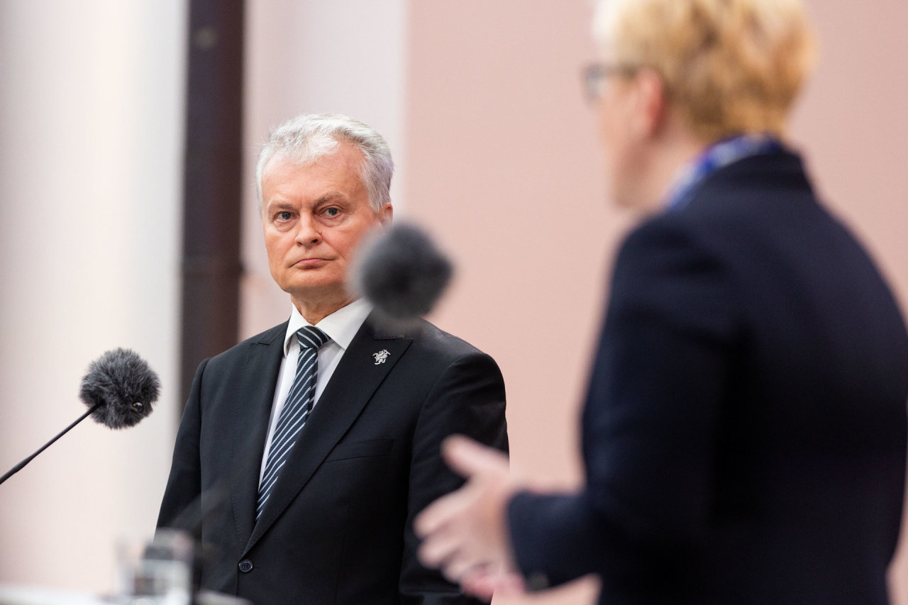 Paskutiniai debatai prieš rinkimus: ko vienas kito paklausė I.Šimonytė ir G.Nausėda?