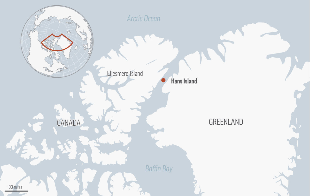 Kanada ir Danija užbaigė „viskio karą“ dėl Arkties salos