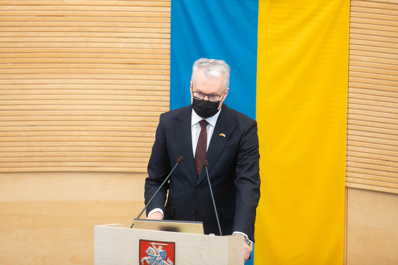 Prezidentas EVT žada kelti Ukrainos europinės integracijos, sankcijų Rusijai klausimus