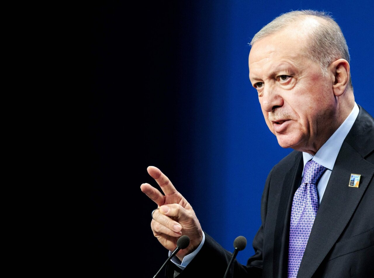 Iš Erdogano – labai neįprasta dovana NATO lyderiams