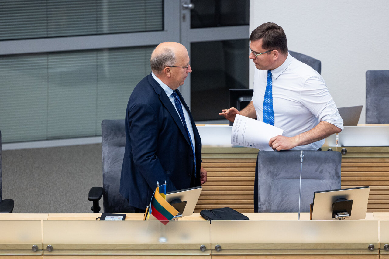 Andrius Kubilius įvertino barnius konservatorių partijoje ir sukamas ienas į de&scaron;inę