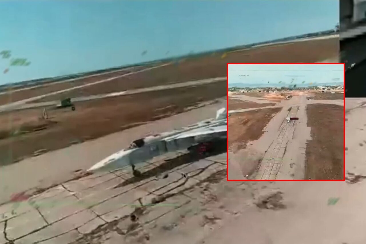 Kariniai narai Kryme sunaikino Rusijos bombonešį Su-24M