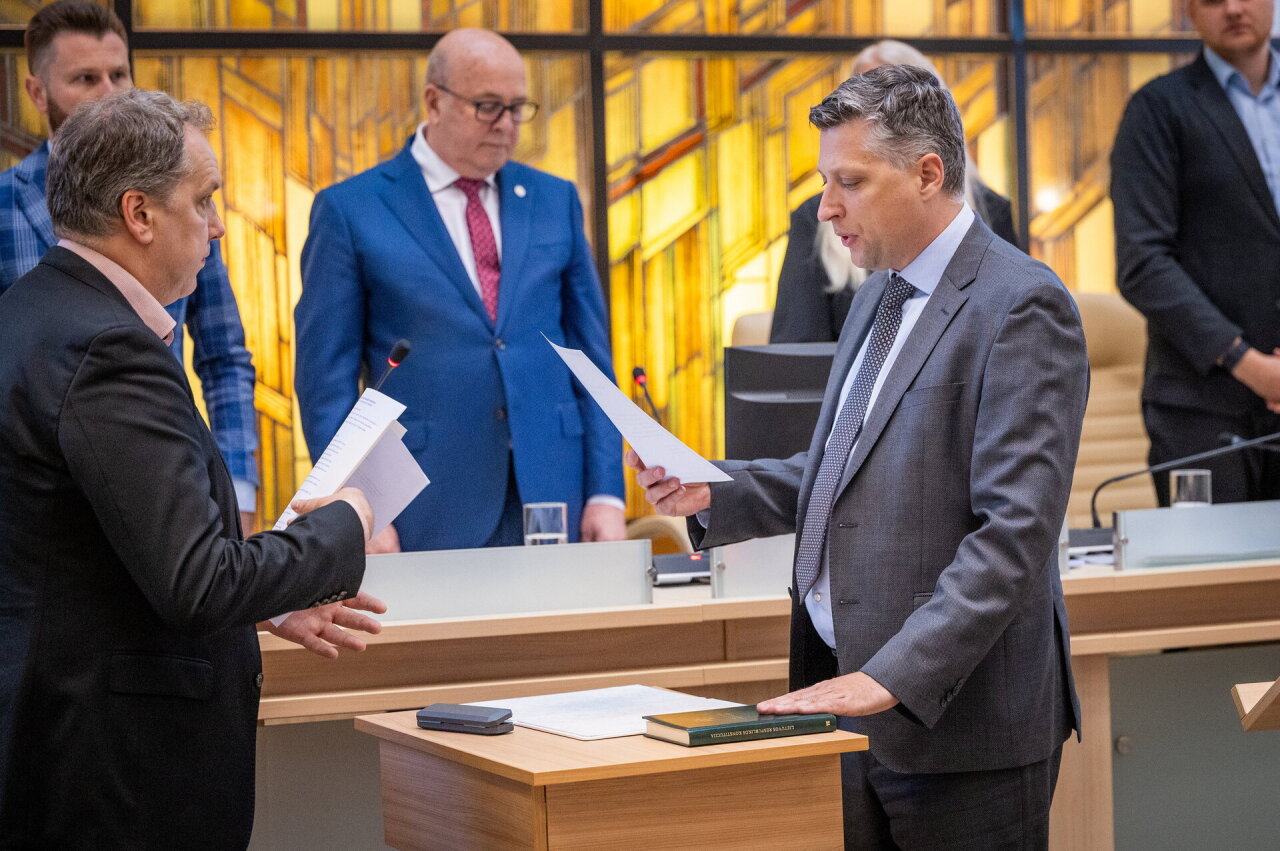Prisiekė naujasis Kauno miesto tarybos narys dr. Kęstutis Morkūnas