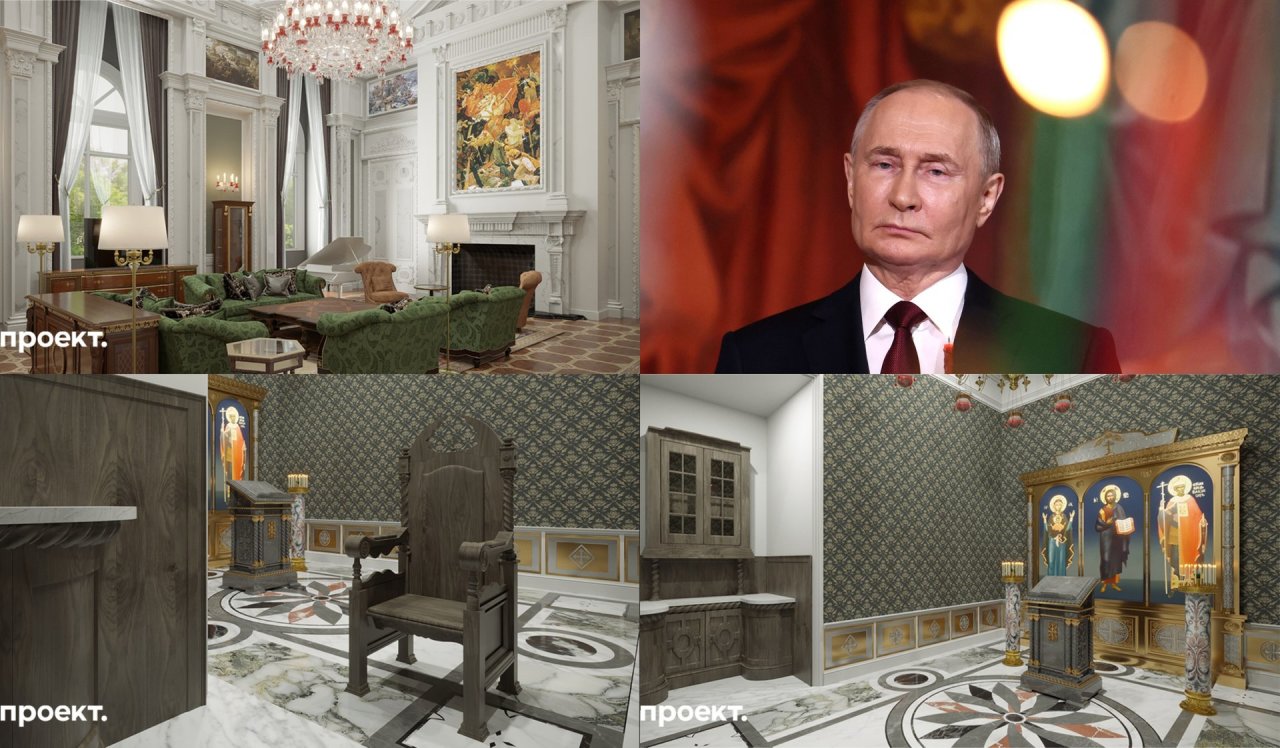 V.Putino rūmuose vietoj striptizo kambario ir kazino – asmeninė cerkvė su sostu