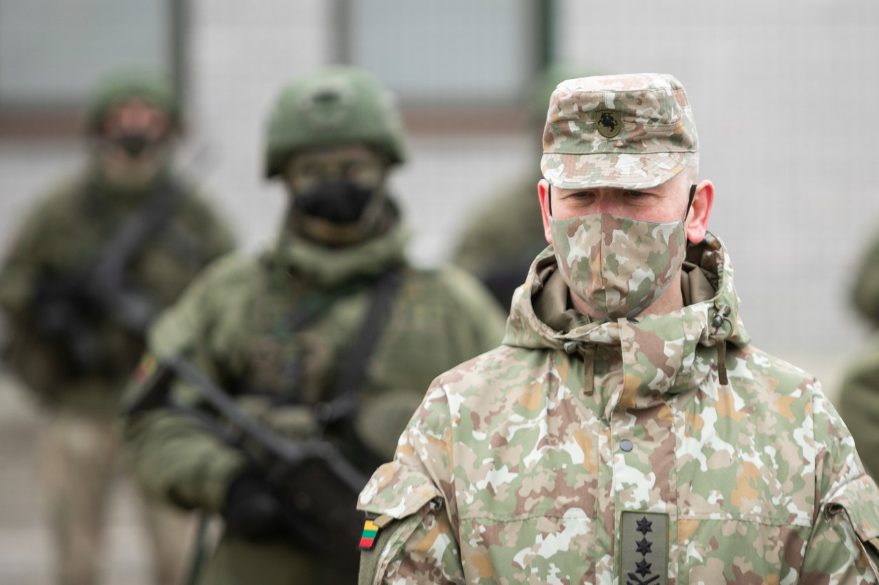 Kariuomenės vadas: Rusijos pajėgų telkimas kelia nerimą, bet ne tiesioginę grėsmę