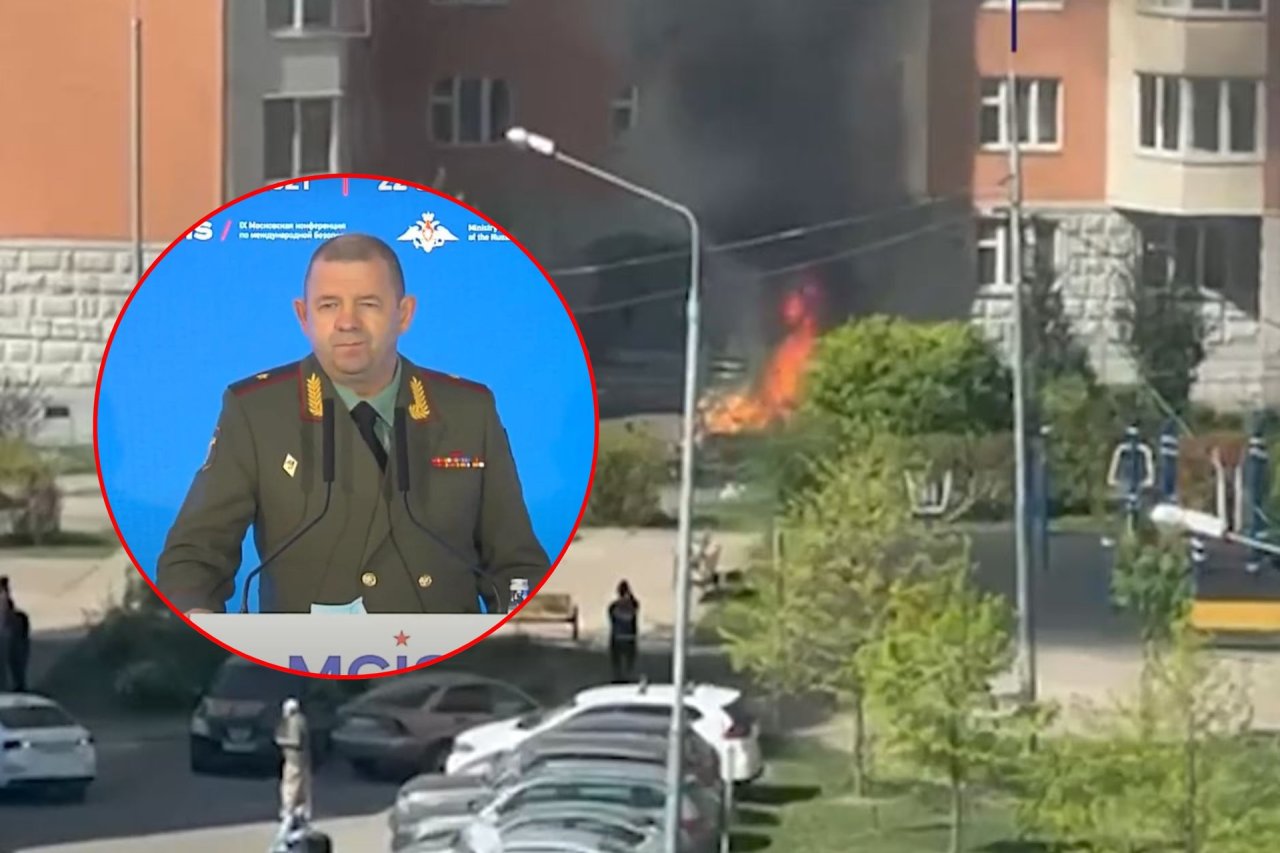Prie Maskvos susprogdintas generolas raportuodavo Putinui apie padėtį kare