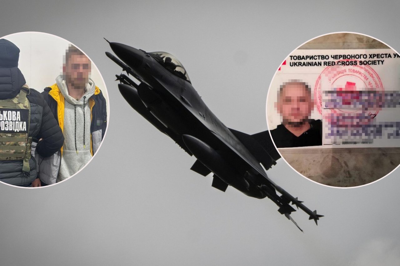 Ukraina atskleidė tinklą rusų agentų, kurie ieškojo naikintuvų F-16