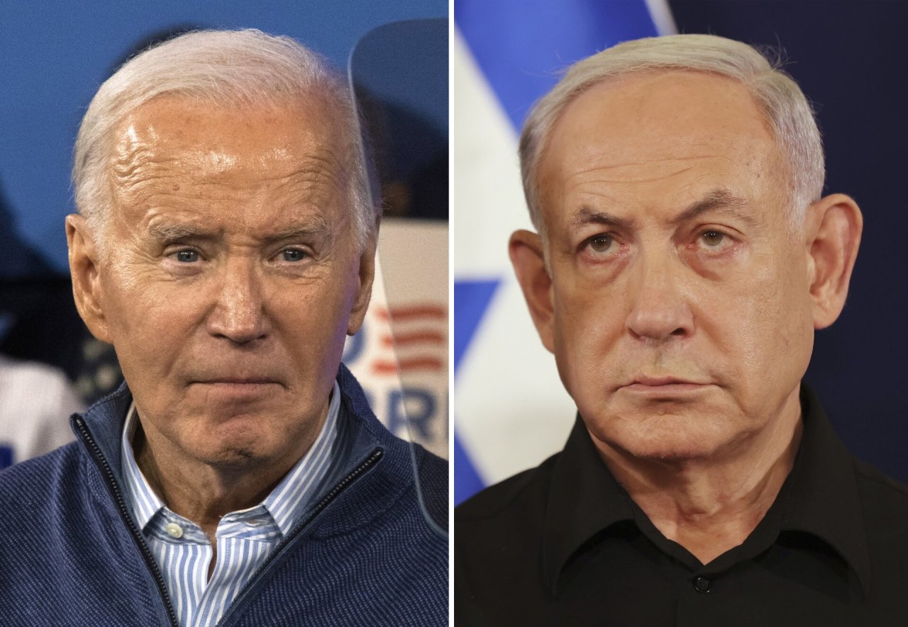 JAV: įvyko pirmasis per daugiau nei mėnesį J. Bideno ir B. Netanyahu pokalbis telefonu
