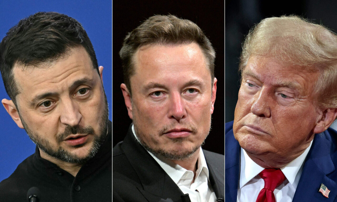 Elonas Muskas ragina Zelenskį trauktis