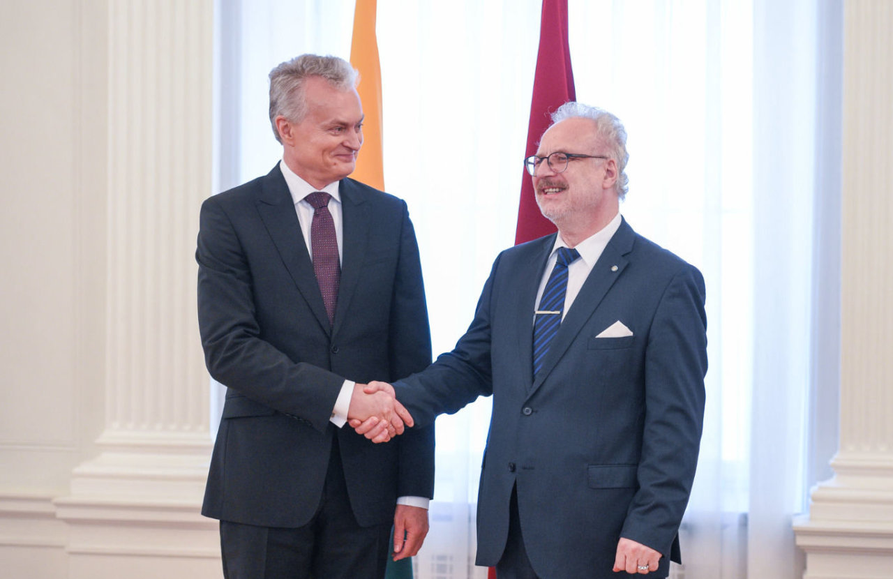 Latvijos prezidentas lankysis Lietuvoje, dalyvaus dujų jungties su Lenkija atidaryme