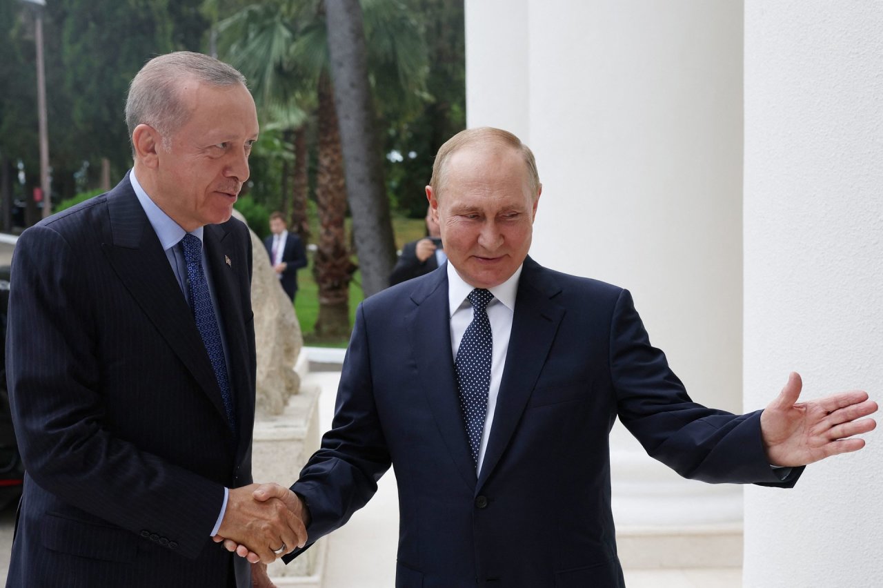 Turkija už dalį rusiškų dujų mokės rubliais, sako R.T.Erdoganas