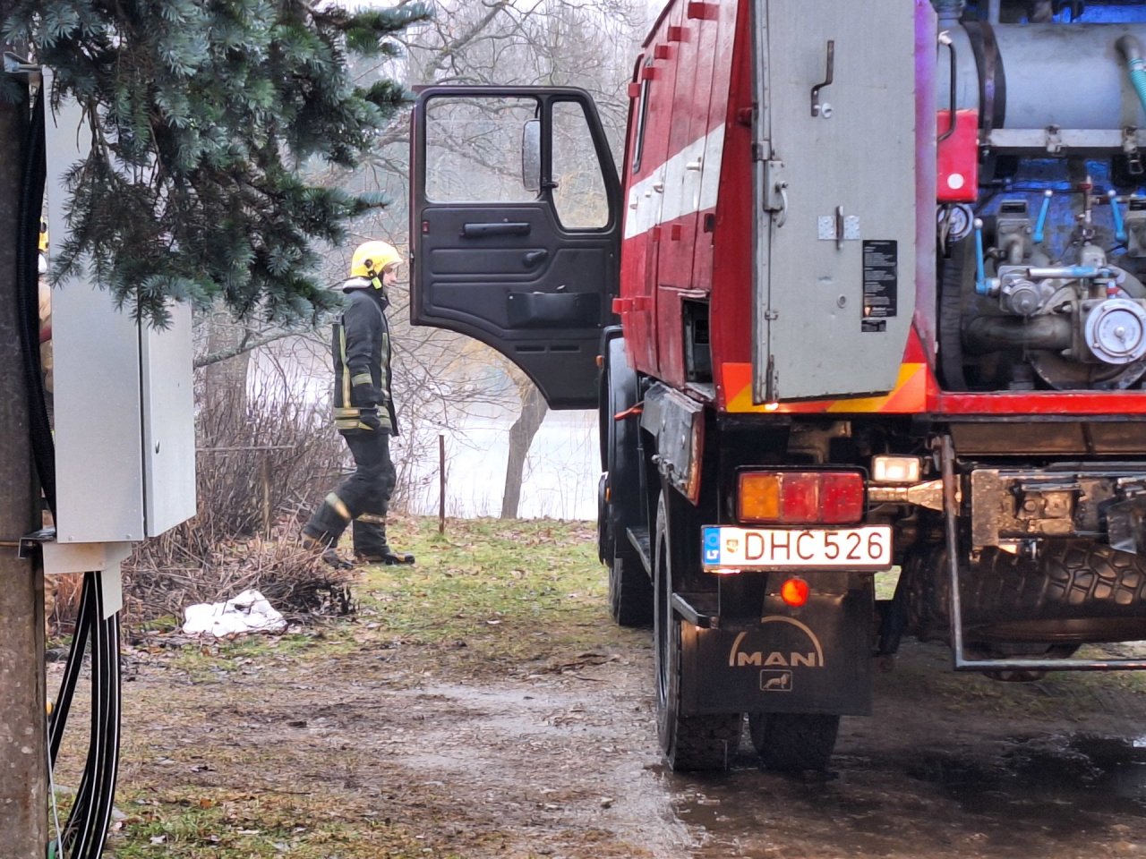 Vilniaus rajone po gaisro rastas žuvęs žmogus