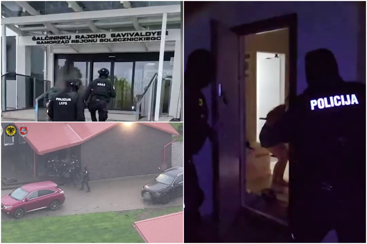 Šalčininkus sudrebinusi teisėsaugos operacija – jau be slaptumo šydo: 49 įtariamieji, tarp jų ir didelis būrys pareigūnų