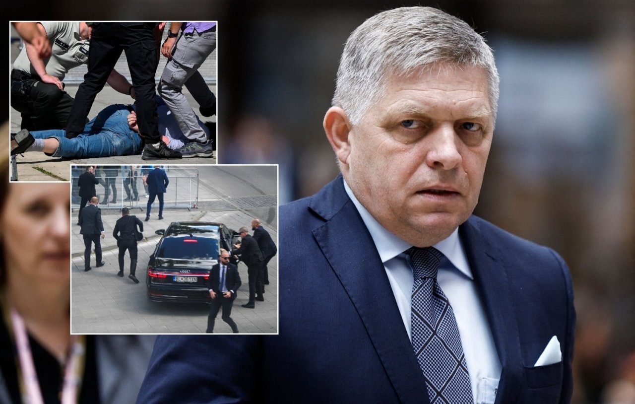 Pasikėsinimas: pašautas Slovakijos premjeras R.Fico atsidūrė ligoninėje, būklė kelia pavojų gyvybei