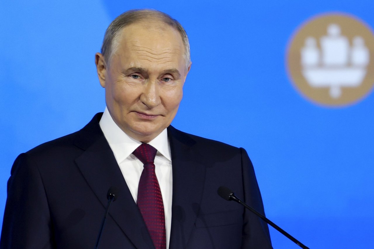 V.Putinas teigia, kad Rusija nuo 2024 metų pradžios užėmė 47 Ukrainos kaimus