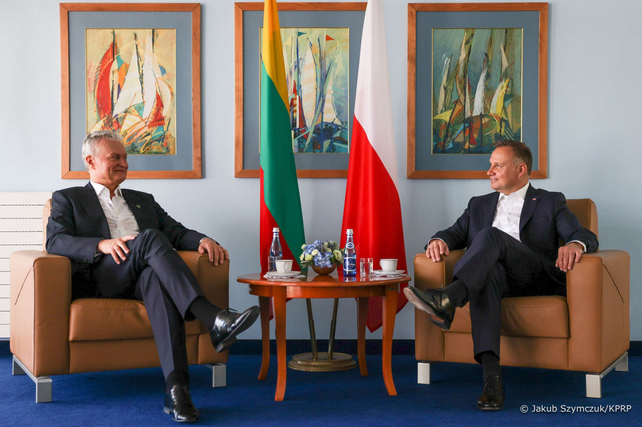 Lietuvos ir Lenkijos vadovai planuoja „tolimesnes keliones“ į Kyjivą