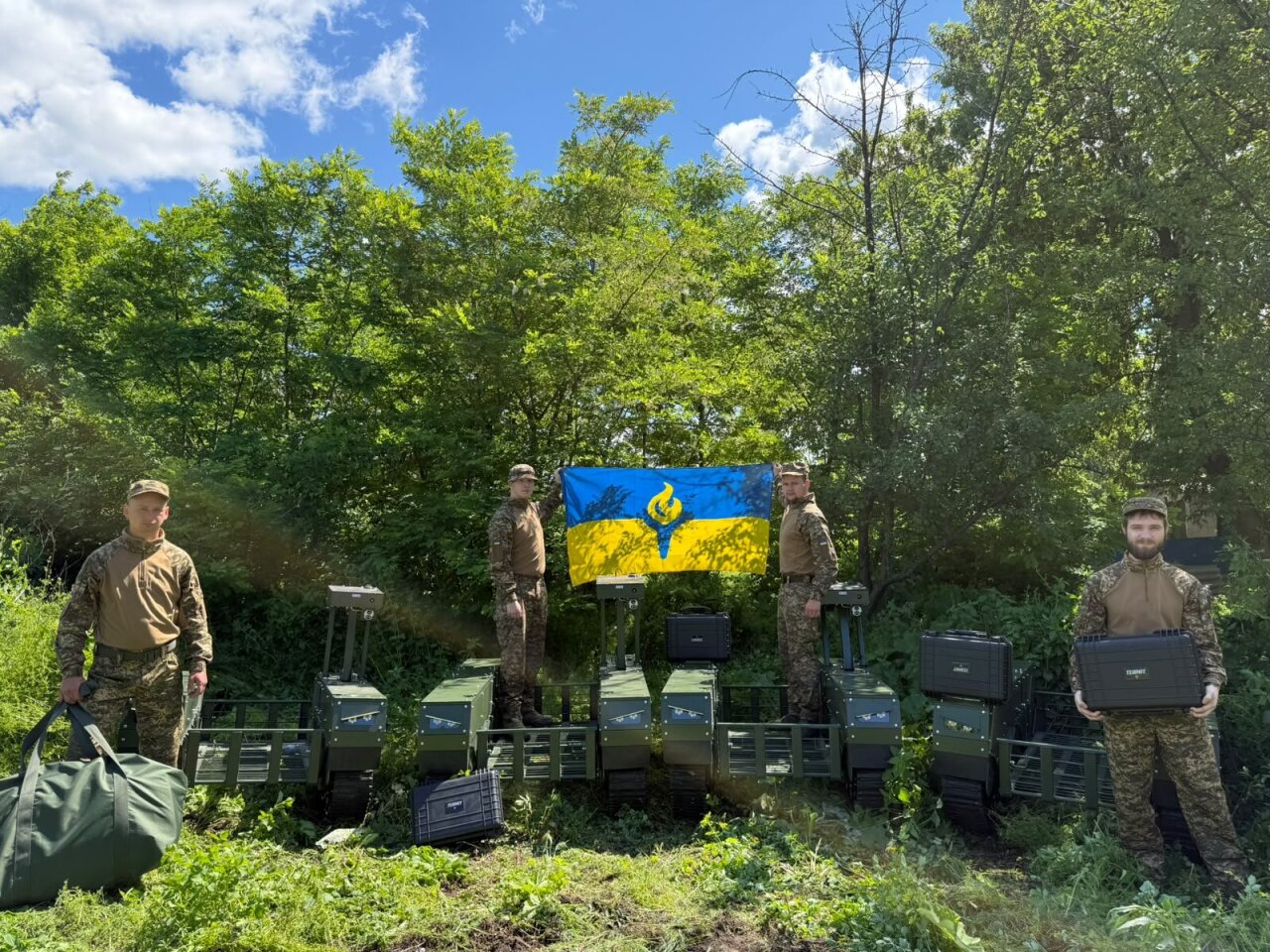 Ukrainos karius pasiekė jau devyni &bdquo;Radarom!&ldquo; robotų būriai