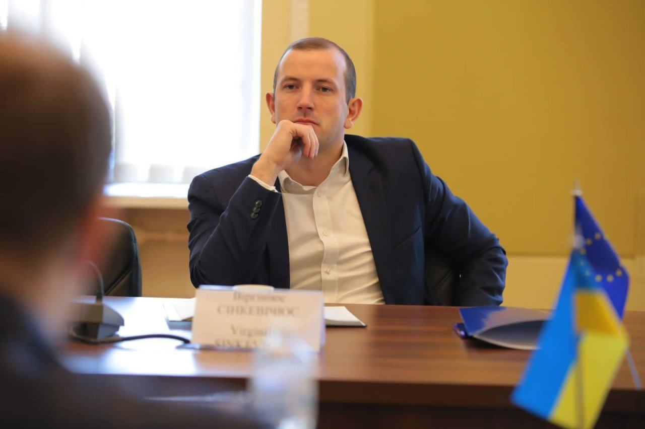 V.Sinkevičius: dauguma eurokomisarų palaiko kandidatės statuso suteikimą Ukrainai