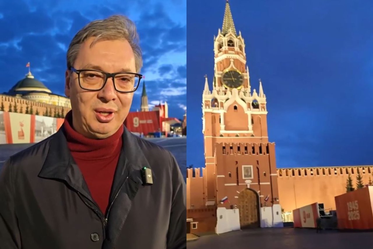 Serbijos prezidentas Raudonojoje aikštėje: mane renka ne Rygoje, ne Taline ir ne Vilniuje