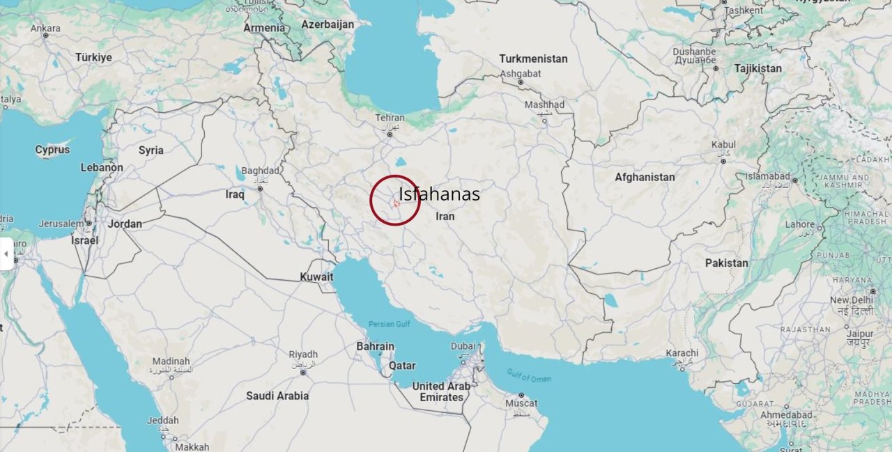 Kodėl smūgiui buvo pasirinktas Irano miestas Isfahanas?