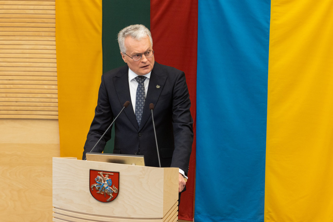 G.Nausėda V.Zelenskiui pažadėjo tolesnę paramą kare su Rusija, siekiant ES narystės