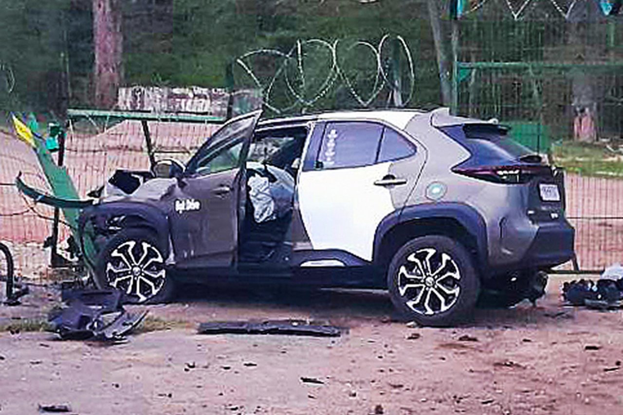 Tiesiog skriejęs „Bolt“ vairuotojas pasienyje pramušė tvorą ir atsidūrė Baltarusijoje: sureagavo ir įmonė
