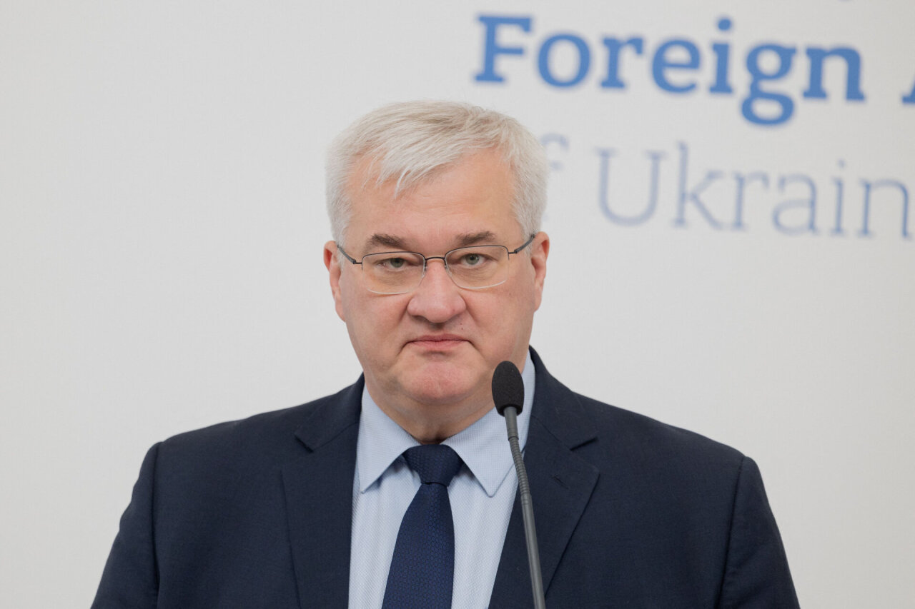 Andrijus Sybiha: dronų Latvijos link Ukraina nenukreipė