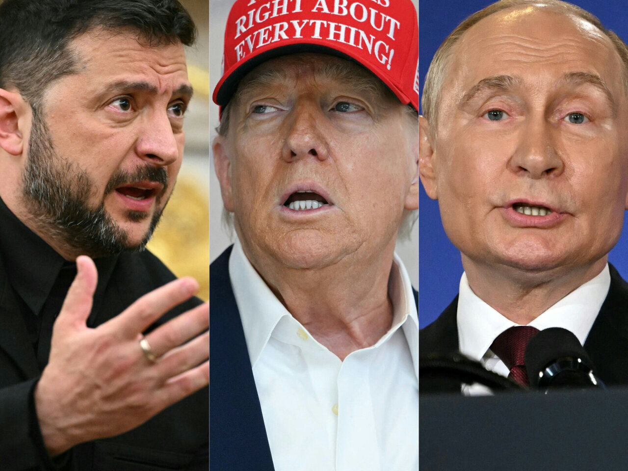 Donaldas Trumpas po pokalbių su Ukrainos ir Rusijos lyderiais: galbūt galime kažką padaryti