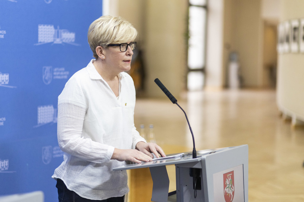 I.Šimonytė: Lietuva pasisako už tai, kad SWIFT sankcijos būtų taikomos ir Baltarusijai