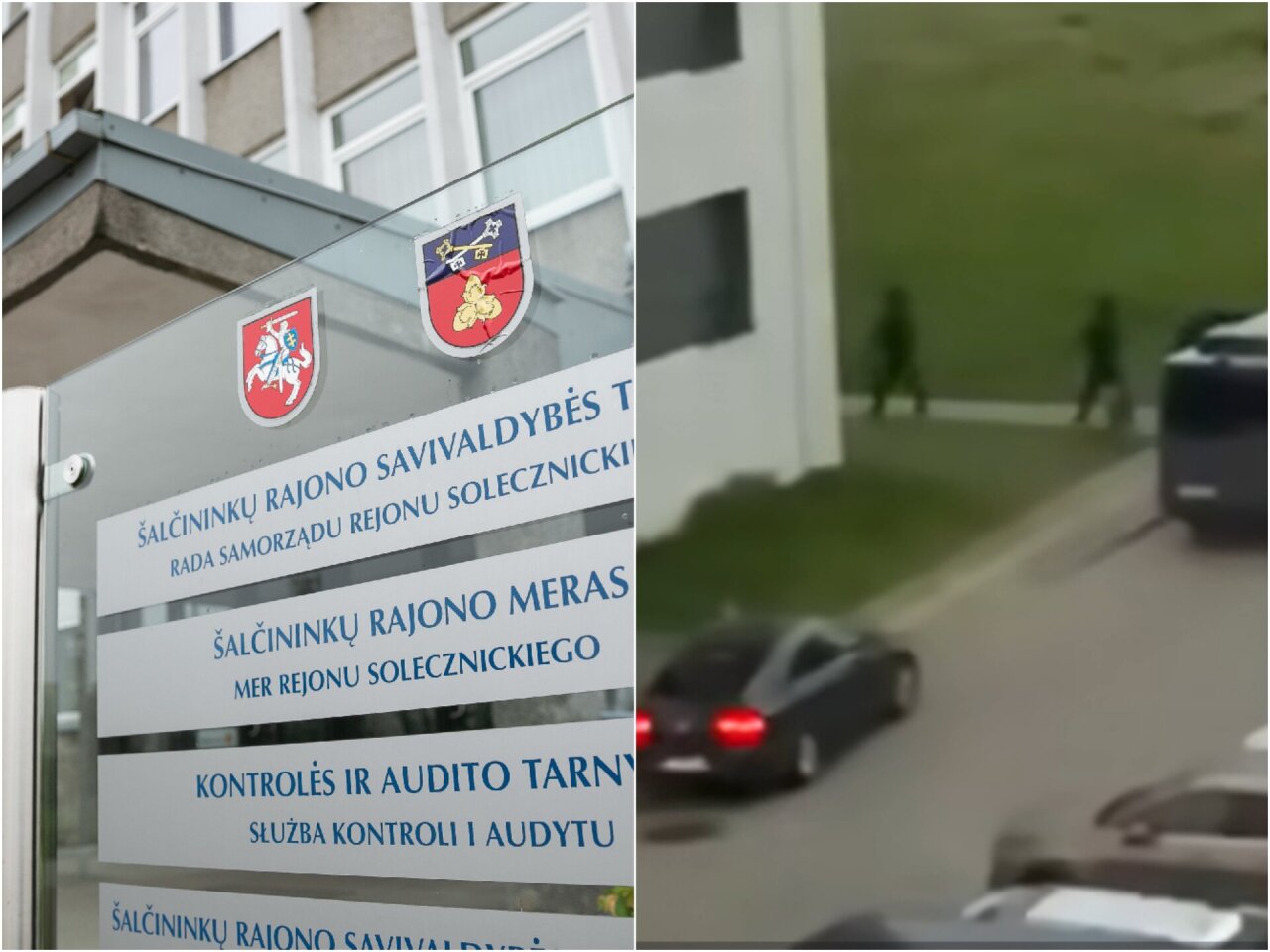 Mįslinga teisėsaugos operacija &Scaron;alčininkuose: pareigūnai pastebėti ir savivaldybėje, yra sulaikytųjų