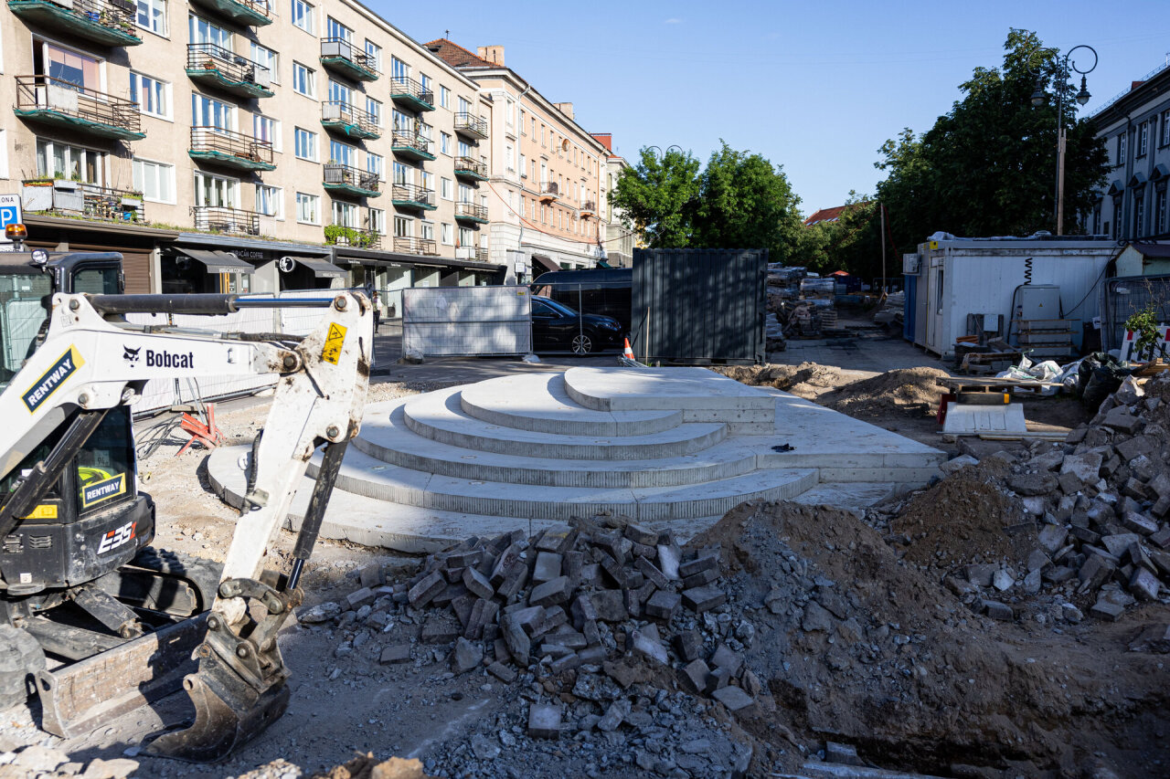 Vilnius: jei po rekonstrukcijos Vokiečių gatvė neatitiks projekto, brokas turės būti ištaisytas