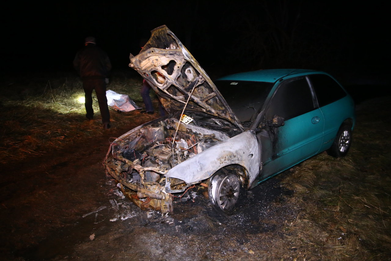Panevėžio rajone apdegusiame automobilyje rastas senolio kūnas