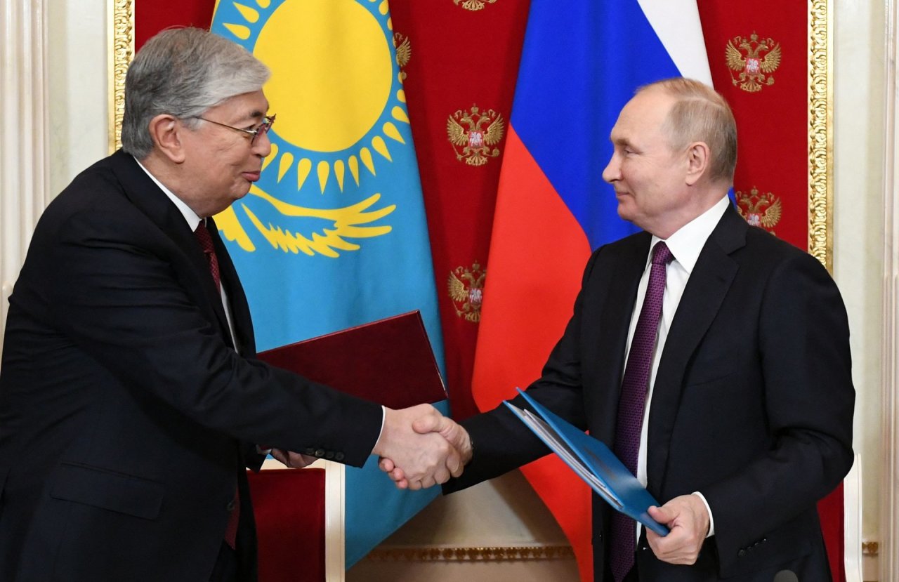 Kazachstano vadovas K.-J.Tokayevas Maskvoje susitiko su Rusijos prezidentu V.Putinu