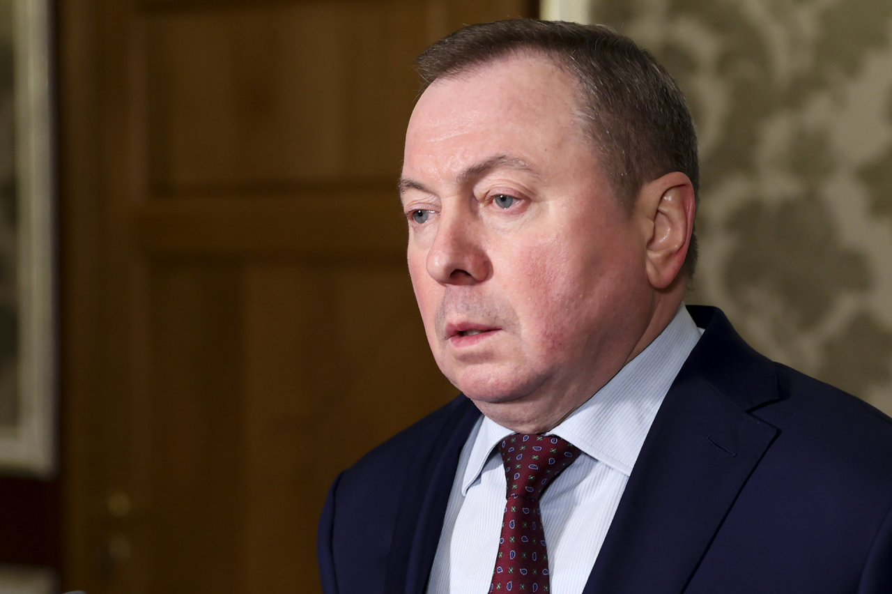 Mirė Baltarusijos užsienio reikalų ministras Vladimiras Makėjus