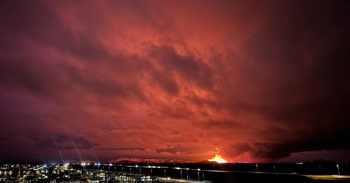 In Iceland – a volcanic eruption: already the third this year