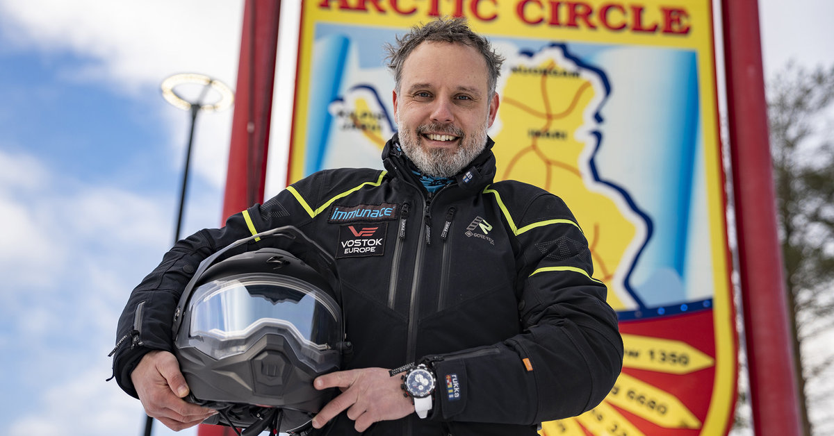 «Baltic to Arctic 2»: K. Mieliauskas krysset polarsirkelen på motorsykkel og møtte kuldens utfordringer |  Sport