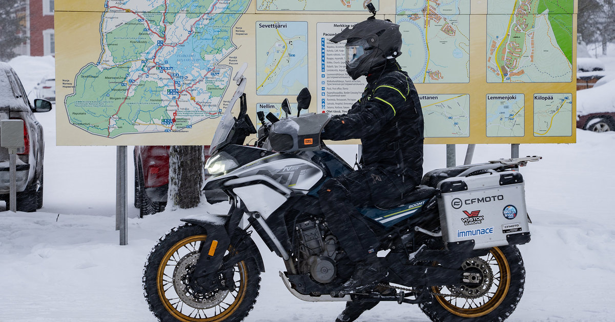 «Baltic to Arctic 2»: K. Mieliauskas, som nærmet seg Nordkap på motorsykkel, måtte gjennom en undersjøisk tunnel