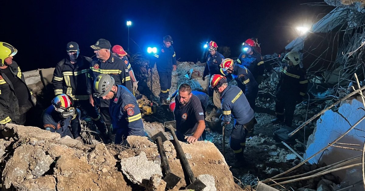 I Hellas, på øya Kreta, ødela et jordskred en turistleilighet: ikke en litauer, men en slovener ble drept
