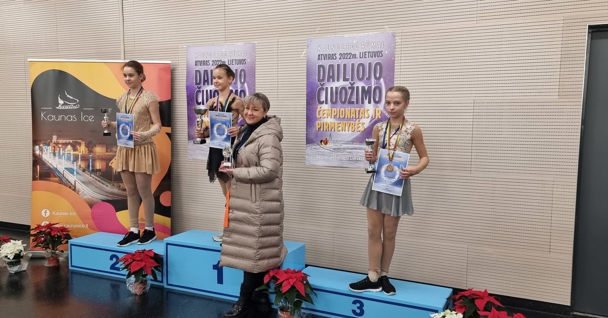 Il campionato di pattinaggio artistico si è svolto nel nuovo palazzo del ghiaccio di Kaunas Sports