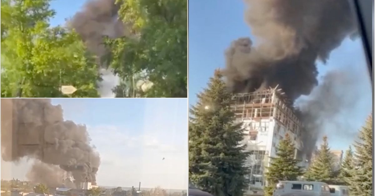 Luhansk – potenti esplosioni: i russi incolpano l’Ucraina