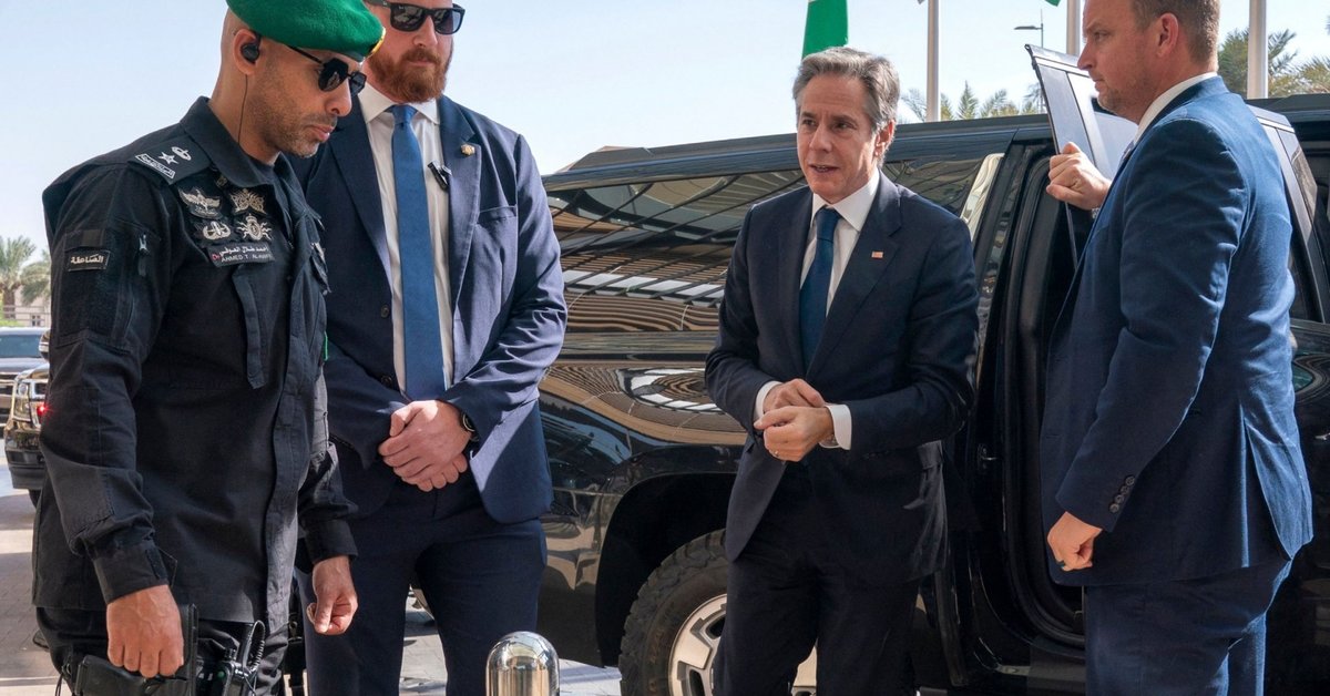 A. Blinken met with the heir to the throne of Saudi Arabia