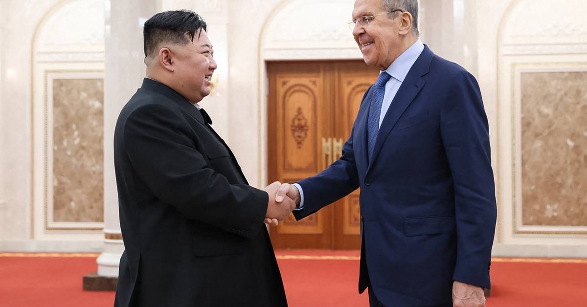 S. Lavrov met with Kim Jong Un in North Korea